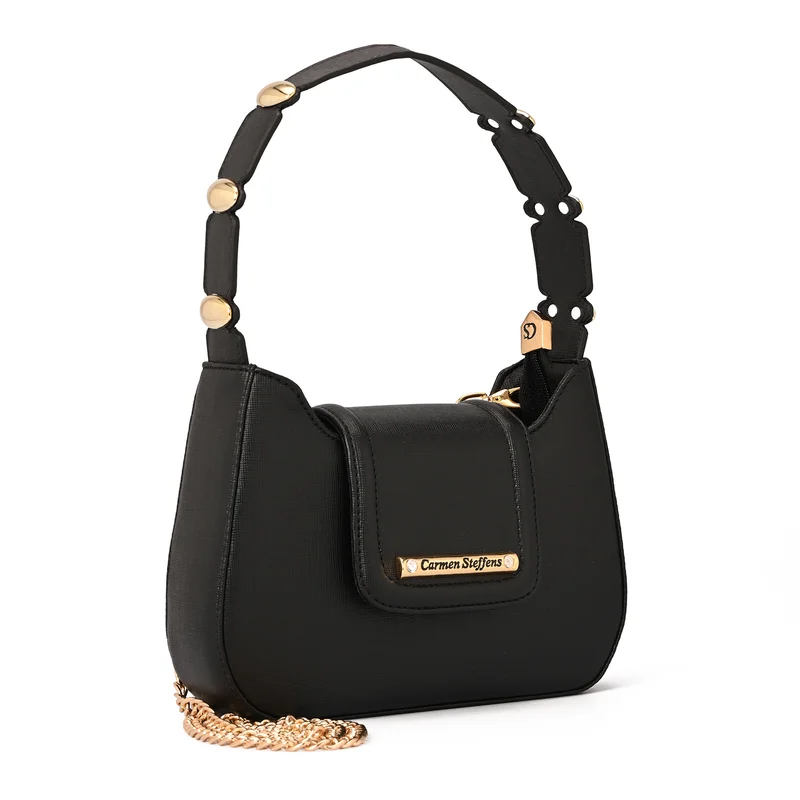 Carmen Steffens Hobo Bag Metals Black